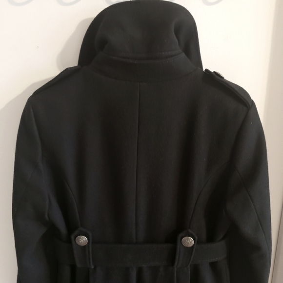 Icóne Petticoat Military Style Swing Back Black Silver Hardware Woman Size 10 - Picture 10 of 16